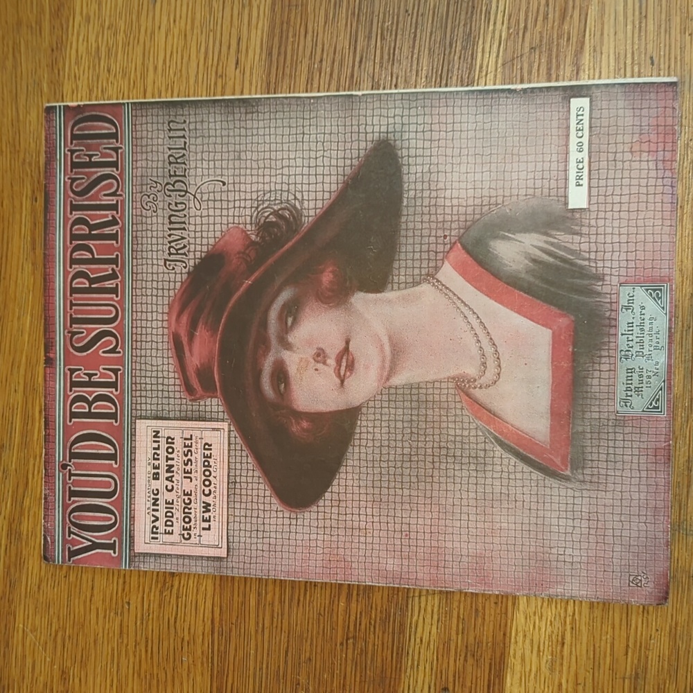 1919 Irving Berlin Sheet Music